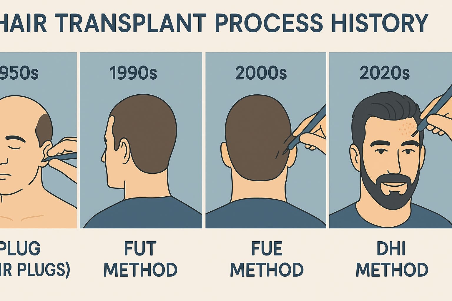 history hair transplant